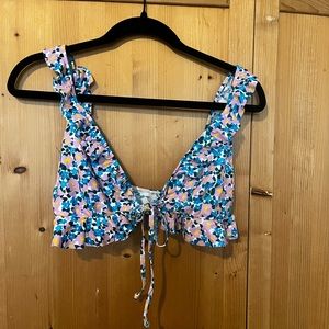 Show Me Your MuMu Multicolor Floral Bikini Top